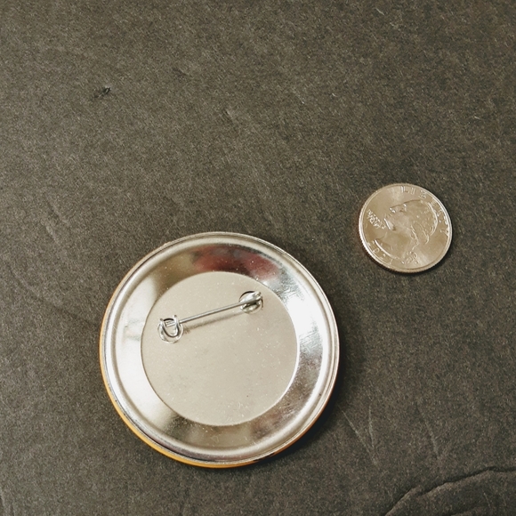 Vintage Satirical Political Pin - Picture 2 of 2